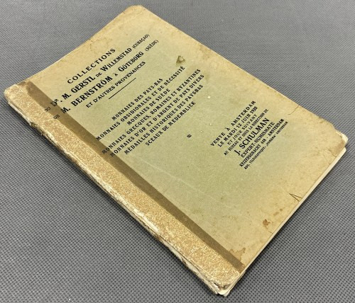 Schulman, katalog aukcyjny 1928 Collections M. Gerstl & M. Bernstrom. wydanie 19...