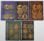 Katalog Monet Polskich - komplet za okres 1587-1684 (5szt)