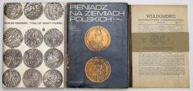 Tysiąc lat monety polskiej; Pieniądz na ziemiach polskich..., pierwszy numer WNA 1889 (3szt)
