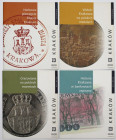 Zestaw broszur numizmatycznych z okazji 750 lat Krakowa (4szt)