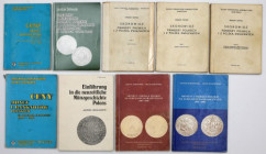 Zestaw literatury numizmatycznej (9szt) - katalogi monet i cenniki