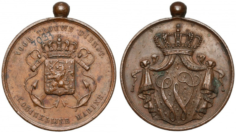 Netherlands, Wilhelm I (1815-1840), Medaile Voor Trouwe Dienst / Koninklijke Mar...