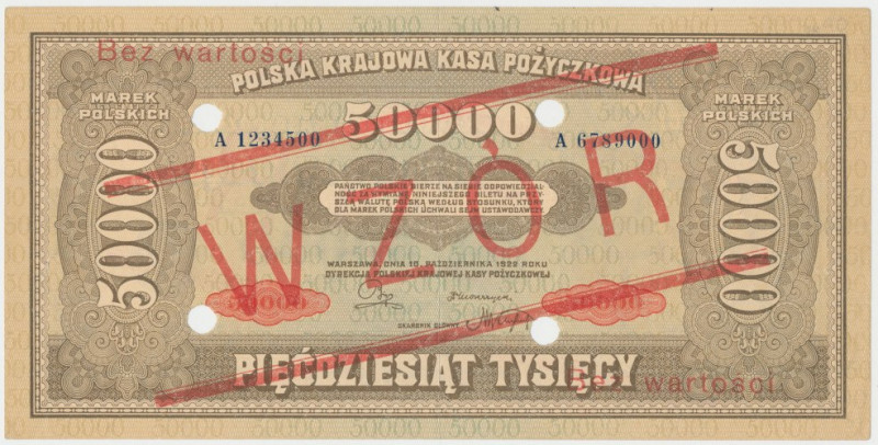 50.000 mkp 1922 - WZÓR - perforacja Reference: Miłczak 33Wb
Grade: XF 

More ...