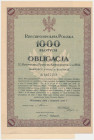 5% Poż. Konwersyjna 1926, Obligacja na 1.000 zł - z arkuszem kuponowym