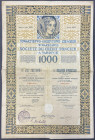 Warszawa, TKZ, List zastawny 1.000 franków 1929