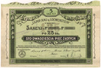 LILPOP, RAU & LOEWENSTEIN, 5x 25 zł 1925