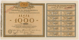 Nadwiślańskie Tow. Handlowo-Rolnicze, Em.1, 1.000 mkp - imienna