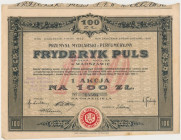 Przemysł Mydlarski i Perfumeryjny FRYDERYK PULS, 100 zł