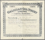 Galician Oil Trust, Limited, Akcja imienna na 0.5 funta 1913