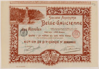 Societe Anonyme Belge-Galicienne des Petroles, Akcja na okaziciela 500 FB 1897
