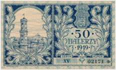 Lwów, 50 halerzy 1919 Ser.XV