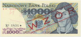 1.000 zł 1979 - WZÓR - BM 0000000 - No.1834