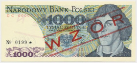 1.000 zł 1982 - WZÓR - DC 0000000 - No.0199