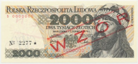 2.000 zł 1979 - WZÓR - S 0000000 - No.2277