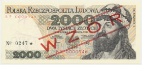 2.000 zł 1982 - WZÓR - BP 0000946 - No.0247