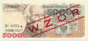 50.000 zł 1993 - WZÓR - A 0000000 - No.0573