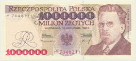 1 mln złotych 1993 - M