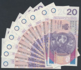 20 zł 2016 BM - 0000191 do 200 (10szt)