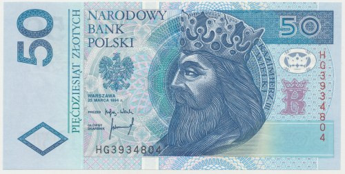 50 złotych 1994 - HG Reference: Miłczak 198b
Grade: UNC 

More photos and ful...
