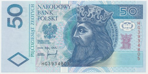 50 złotych 1994 - HG Reference: Miłczak 198b
Grade: UNC 

More photos and ful...