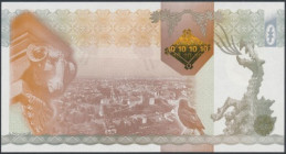 PWPW Kraków, hologram MAŁE CYFRY 10, panorama brązowa