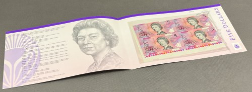 Australia, 5 Dollars 1996 - polymers - Block of 4 Wymiary: 274 x 157 mm. Referen...