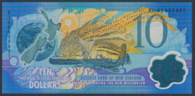 New Zealand, 10 Dollars 2000 - polymer