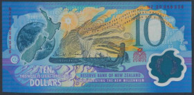 New Zealand, 10 Dollars 2000 - polymer
