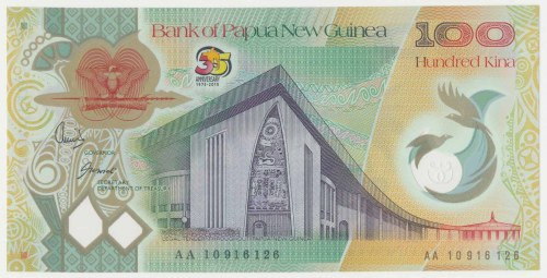 Papua New Guinea, 100 Kina (2010) - Polymer Emisja pamiątkowa.&nbsp; Reference: ...