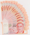 Singapore, 10 Dollars (2005) - Polymers (15pcs)