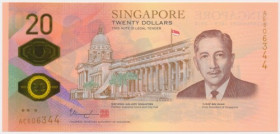 Singapore, 20 Dollars (2019) - Polymer
