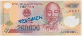 Viet Nam, 200.000 Dong (2006) - SPECIMEN - Polymer