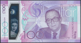 Gibraltar, 100 Pounds 2015 - Polymer