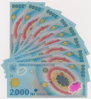 Romania, 2.000 Lei 1999 - E - Polymers (8pcs)