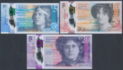 Scotland, 5, 10 & 20 Pounds Sterling 2016-2019 - Polymers (3pcs)