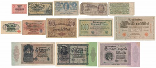 Europe - banknotes lot (13pcs) 
Grade: FA-XF 

More photos and full item desc...