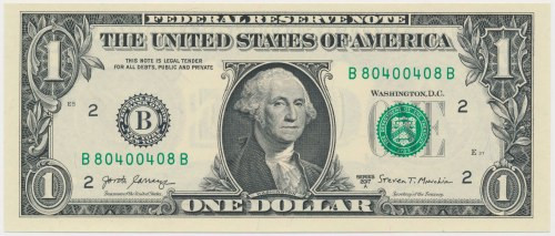 USA, 1 Dollar 2017 - radar number - 80400408 Reference: Pick 544
Grade: UNC 
...