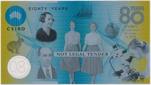 CSIRO - Eight Years - Not legal Tender - w folderze Wymiary: 160 x 90 mm.&nbsp; ...