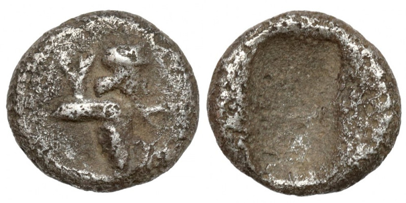 Persie, Achaemenid Empire, Darius I (?), 1/12 siglos (~500-485 BC) - rare Obvers...