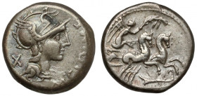 Roman Republic, M. Cipius M. F. (115-114 BC) Denarius