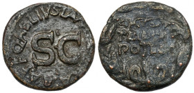 Octavian August (27 BC -14 AD) AE Dupondius