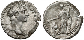 Traian (98-117 AD) Arabia Bostra, AR Drachm