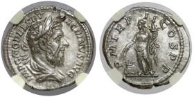Macrinus (217-218 AD) AR Denarius, Rome
