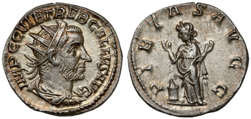 Trebonian Gallus (251-253 AD) Antoninian, Rome Obverse: IMP C C VIB TREB GALLVS ...