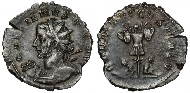 Gallienus (258-268 AD) Antoninian, Lugdunum Obverse: GALLIENVS PF AVG Radiate an...