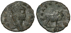 Gallienus (258-268 AD) Antoninian, Rome - bull