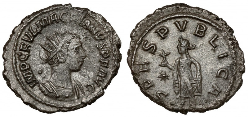 Macrian (260-261 AD) Antoninian - rare Obverse: IMP C FVL MACRIANVS PF AVG Radia...