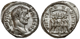 Constantius I (293-306 AD) Argenteus, Rome - rare denomination R