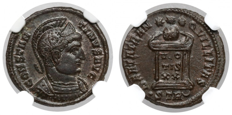 Constantine I the Great (306-337 AD) Follis, Treveri Obverse: CONSTANTINVS AVG H...