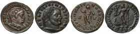 Constantine I and Licinius I, follis, lot (2pcs)